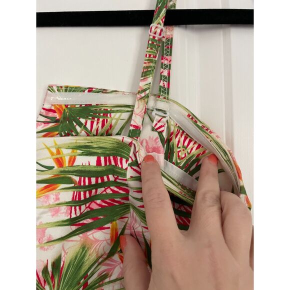 INC International Concepts Tropical Vacation Romper Size 8 Removable Straps - Picture 7 of 8
